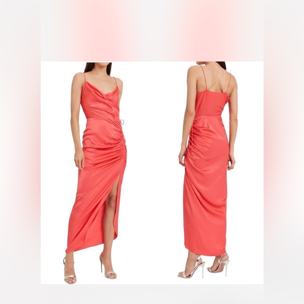 NWOT Veronica Beard Natasha satin dress - Picture 4 of 7